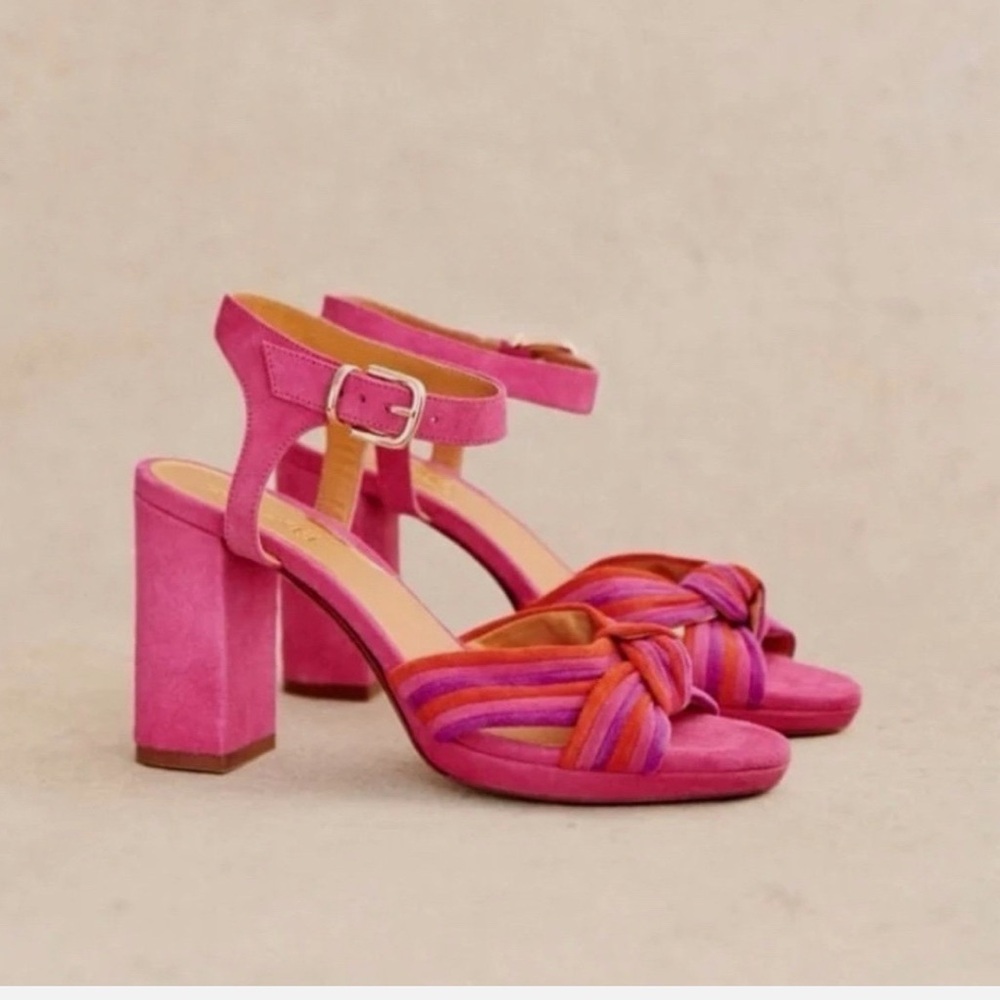 NIB Sezane Carmela High Sandals - US size 8 - Picture 8 of 8